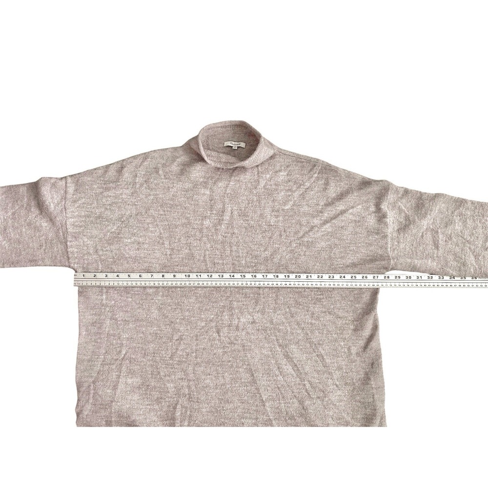 Madewell Women's Boucle Mock Neck Tunic Sweater Merino Wool Blend Size 2X NEW - Picture 6 of 14